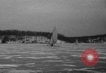 Standbild Ice Boat Race New Jersey United States USA, 1939, aus Sekunde 44 historischem Filmmaterial Videoclip 65675068185
