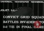 Image match de football Joliet Illinois USA, 1932, de la seconde 6 séquences d'archives historiques vidéo 65675068203