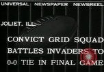 Image match de football Joliet Illinois USA, 1932, de la seconde 9 séquences d'archives historiques vidéo 65675068203