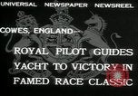 Image of Regatta Cowes England, 1932, second 4 stock footage video 65675068206