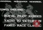 Image of Regatta Cowes England, 1932, second 6 stock footage video 65675068206