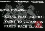 Image of Regatta Cowes England, 1932, second 7 stock footage video 65675068206