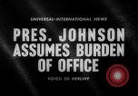 Immagine di Lyndon B Johnson United States USA, 1963, secondo 1 filmato di repertorio 65675068208