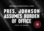Immagine di Lyndon B Johnson United States USA, 1963, secondo 5 filmato di repertorio 65675068208