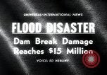 Image inondation Los Angeles California USA, 1963, de la seconde 3 séquences d'archives historiques vidéo 65675068214