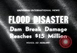 Image inondation Los Angeles California USA, 1963, de la seconde 4 séquences d'archives historiques vidéo 65675068214