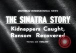Image Frank Sinatra Jr enlèvements Conogo Park Los Angeles, 1963, de la seconde 1 séquences d'archives historiques vidéo 65675068215
