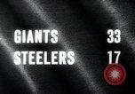 Image Géants jeu de football de Steelers versus 1963 Bronx New York City USA, 1963, de la seconde 6 séquences d'archives historiques vidéo 65675068216