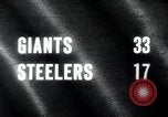 Image Géants jeu de football de Steelers versus 1963 Bronx New York City USA, 1963, de la seconde 7 séquences d'archives historiques vidéo 65675068216