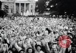 Image of Japanese surrender announced on VJ Day United States USA, 1945, second 40 stock footage video 65675068221