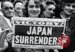 Image of Japanese surrender announced on VJ Day United States USA, 1945, second 48 stock footage video 65675068221