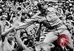 Image of Japanese surrender announced on VJ Day United States USA, 1945, second 51 stock footage video 65675068221