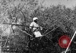 Image of tightrope walking India, 1938, second 46 stock footage video 65675068236