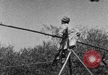 Image of tightrope walking India, 1938, second 27 stock footage video 65675068237