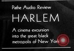 Image of scenes of Seventh Avenue Harlem New York Harlem New York City USA, 1930, second 4 stock footage video 65675068243