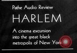 Image of scenes of Seventh Avenue Harlem New York Harlem New York City USA, 1930, second 9 stock footage video 65675068243