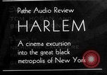 Image of scenes of Seventh Avenue Harlem New York Harlem New York City USA, 1930, second 10 stock footage video 65675068243