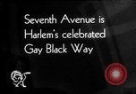 Image of scenes of Seventh Avenue Harlem New York Harlem New York City USA, 1930, second 39 stock footage video 65675068243