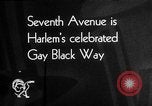 Image of scenes of Seventh Avenue Harlem New York Harlem New York City USA, 1930, second 40 stock footage video 65675068243