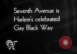 Image of scenes of Seventh Avenue Harlem New York Harlem New York City USA, 1930, second 43 stock footage video 65675068243