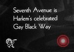 Image of scenes of Seventh Avenue Harlem New York Harlem New York City USA, 1930, second 45 stock footage video 65675068243