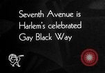 Image of scenes of Seventh Avenue Harlem New York Harlem New York City USA, 1930, second 46 stock footage video 65675068243