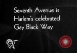 Image of scenes of Seventh Avenue Harlem New York Harlem New York City USA, 1930, second 47 stock footage video 65675068243