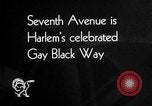 Image of scenes of Seventh Avenue Harlem New York Harlem New York City USA, 1930, second 48 stock footage video 65675068243