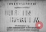 Image Negro life in Harlem 1930 Harlem New York City USA, 1938, de la seconde 5 séquences d'archives historiques vidéo 65675068252