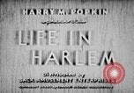 Image Negro life in Harlem 1930 Harlem New York City USA, 1938, de la seconde 8 séquences d'archives historiques vidéo 65675068252