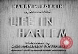 Image Negro life in Harlem 1930 Harlem New York City USA, 1938, de la seconde 10 séquences d'archives historiques vidéo 65675068252
