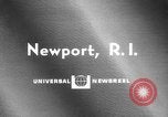 Image of American yacht Intrepid Newport Rhode Island USA, 1967, second 1 stock footage video 65675068302