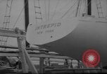 Image of American yacht Intrepid Newport Rhode Island USA, 1967, second 11 stock footage video 65675068302