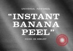 Image of Instant Banana peel United States USA, 1967, second 3 stock footage video 65675068305