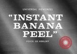 Image of Instant Banana peel United States USA, 1967, second 4 stock footage video 65675068305