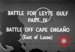 Image of Battle of Cape Engaño Pacific Ocean, 1944, second 3 stock footage video 65675068316