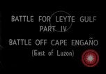 Image of Battle of Cape Engaño Pacific Ocean, 1944, second 10 stock footage video 65675068316