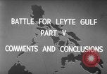 Image Bataille de Leyte Golfe Océan Pacifique, 1944, de la seconde 4 séquences d'archives historiques vidéo 65675068320