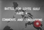 Image Bataille de Leyte Golfe Océan Pacifique, 1944, de la seconde 5 séquences d'archives historiques vidéo 65675068320