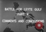 Image Bataille de Leyte Golfe Océan Pacifique, 1944, de la seconde 8 séquences d'archives historiques vidéo 65675068320