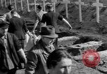 Image of Burial of Wöbbelin Concentration Camp victims Ludwigslust Germany, 1945, second 8 stock footage video 65675068332