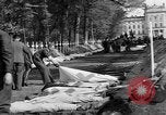 Image of Burial of Wöbbelin Concentration Camp victims Ludwigslust Germany, 1945, second 29 stock footage video 65675068332