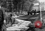 Image of Burial of Wöbbelin Concentration Camp victims Ludwigslust Germany, 1945, second 30 stock footage video 65675068332