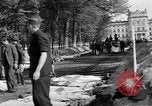 Image of Burial of Wöbbelin Concentration Camp victims Ludwigslust Germany, 1945, second 33 stock footage video 65675068332