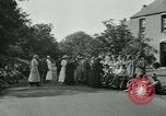 Image of Wounded and injured WWI American soldiers in England presented flowers United Kingdom, 1918, second 23 stock footage video 65675068358