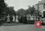 Image of Wounded and injured WWI American soldiers in England presented flowers United Kingdom, 1918, second 25 stock footage video 65675068358