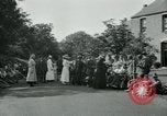 Image of Wounded and injured WWI American soldiers in England presented flowers United Kingdom, 1918, second 26 stock footage video 65675068358