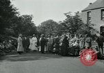 Image of Wounded and injured WWI American soldiers in England presented flowers United Kingdom, 1918, second 28 stock footage video 65675068358