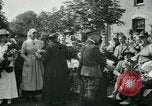 Image of Wounded and injured WWI American soldiers in England presented flowers United Kingdom, 1918, second 41 stock footage video 65675068358