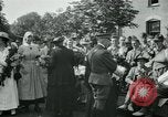 Image of Wounded and injured WWI American soldiers in England presented flowers United Kingdom, 1918, second 43 stock footage video 65675068358